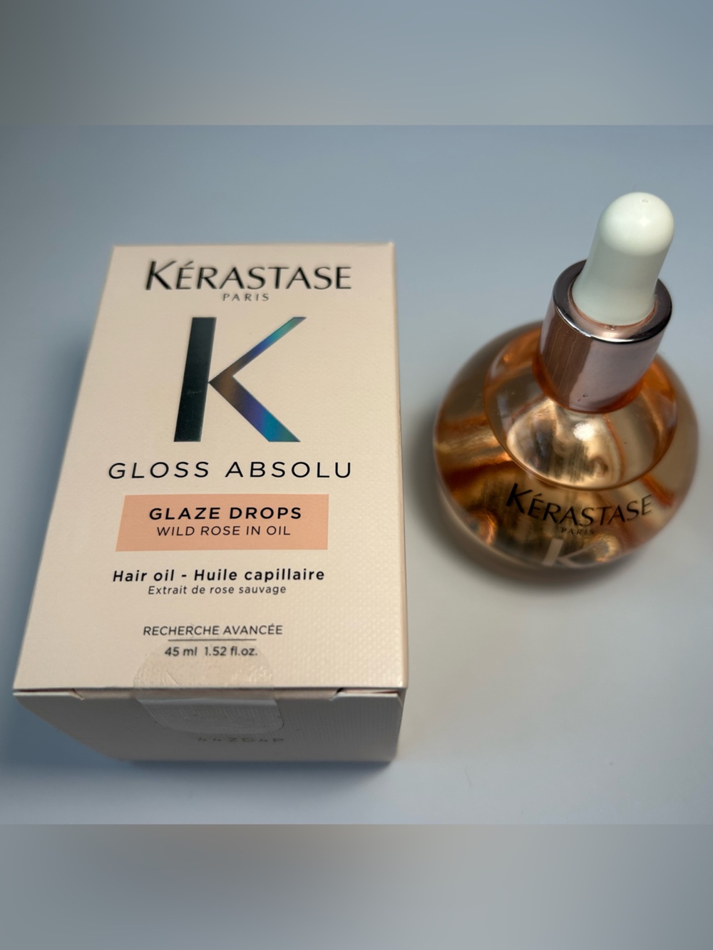 NWT🌷Kerastase Gloss Absolu Glaze Drops Anti-Frizz Hair Oil
